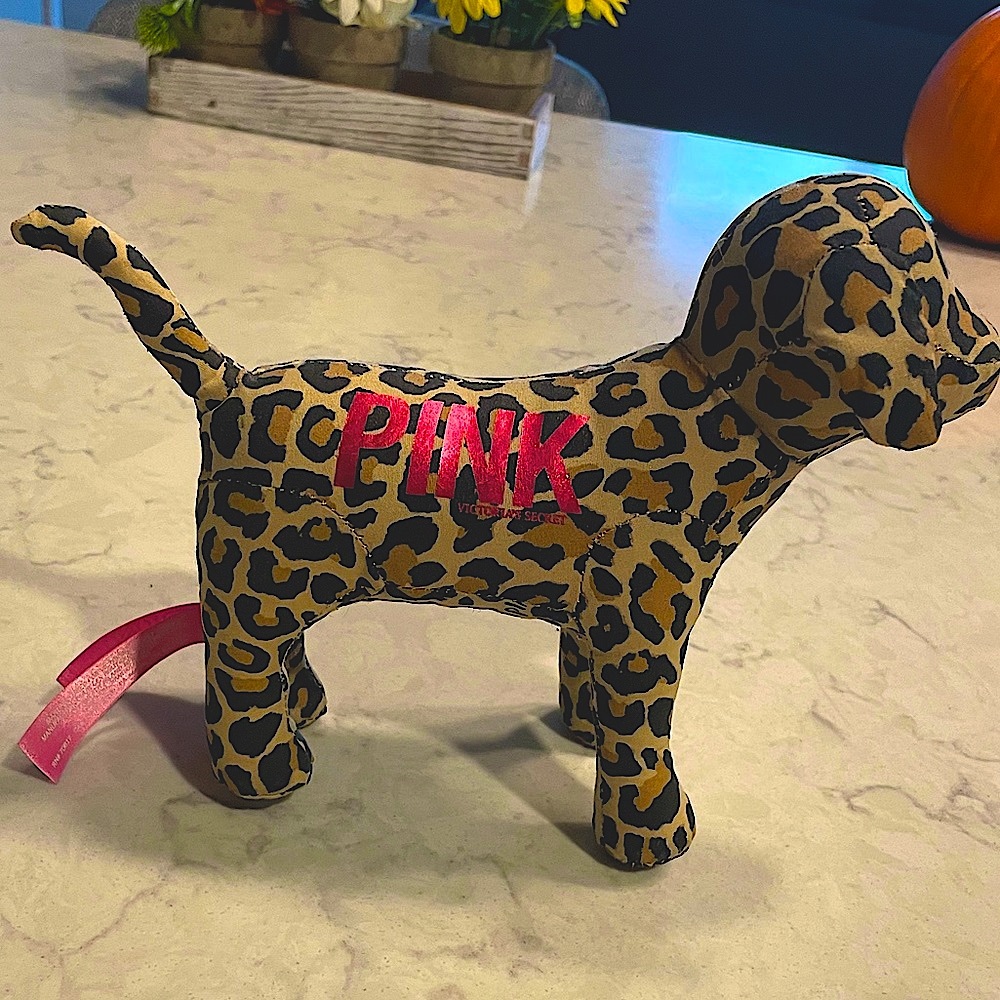 PINK Cheetah Collectable Dog